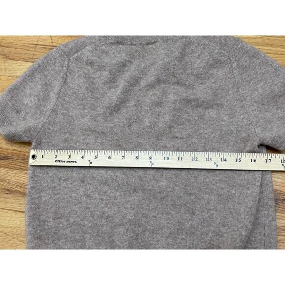 Quince Women's L Brown Sweater Mongolian Cashmere Pullover Tight-Knit Casual - Picture 8 of 9